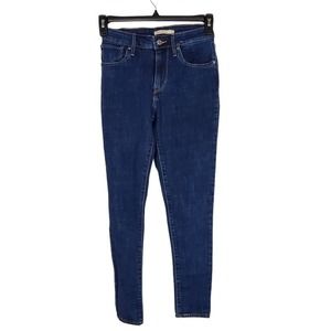 Levi's‎ Jeans Womens 27 High Rise Skinny 721 Stretch Comfort Denim Blue